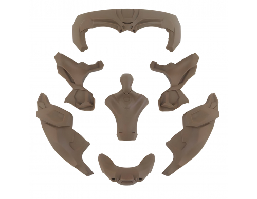 Накладка на маску (WoSport) Doomsday (Dawn type) TAN