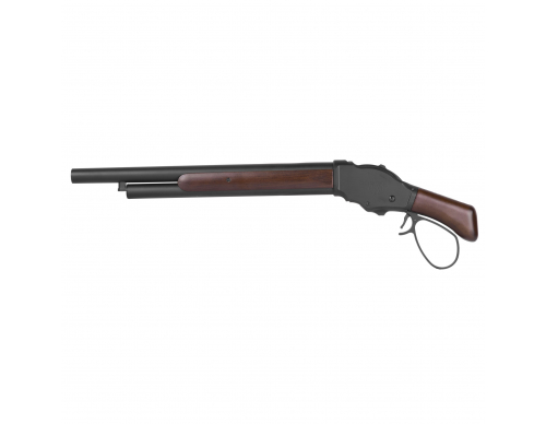 Страйкбольный дробовик (S&T) M1887 Sawed-off Gas Shotgun Wide Lever (Real Wood)