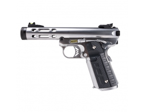 Страйкбольный пистолет (WE) GALAXY Colt 1911 Type A (Silver/Silver)