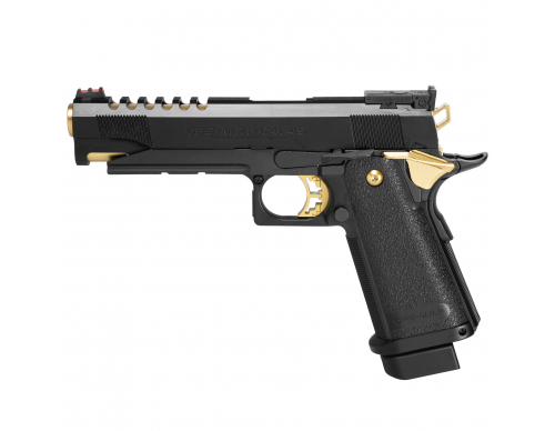 Страйкбольный пистолет (Tokyo Marui) Hi-Capa 5.1 Gold Match GBB