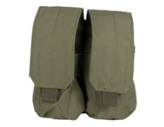 Подсумок (WoSport) для магазина АК-М4 двойной с клапаном (Olive)
